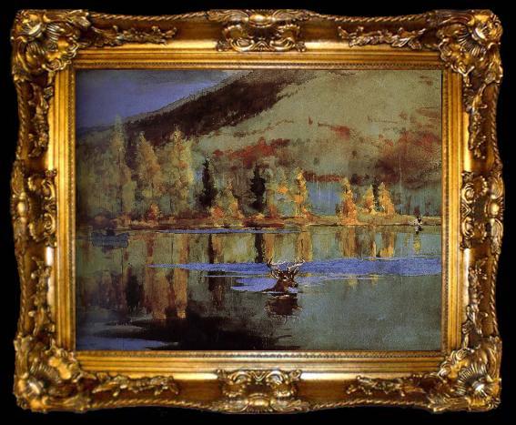 framed  Winslow Homer October days, ta009-2